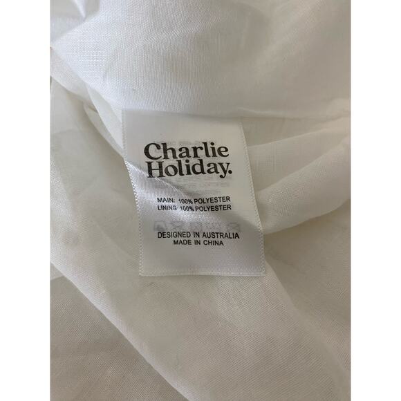 Charlie Holiday White Harlow Mini Dress - Picture 9 of 10